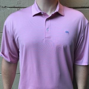 Men's Polo Onward Reserve Pink Stripe XXL